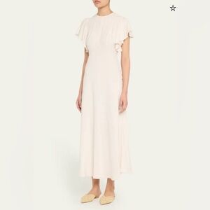 Ulla Johnson Cream Midi Dress